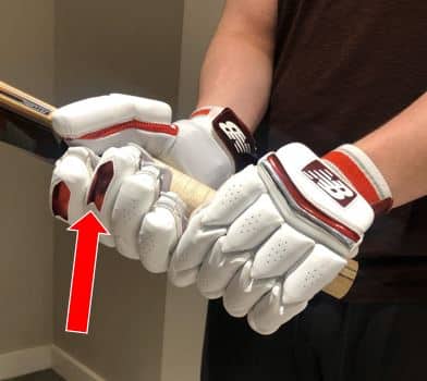 Extra Protective Plastic Inserts On The Index/Middle Finger